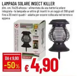 Galassia Lampada solare insect killer offerta