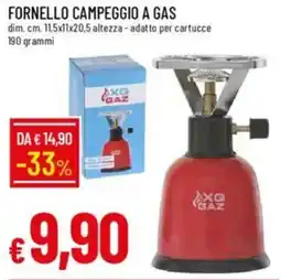 Galassia Fornello campeggio a gas offerta
