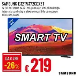 Galassia SAMSUNG E32T5372CDXZT TV offerta