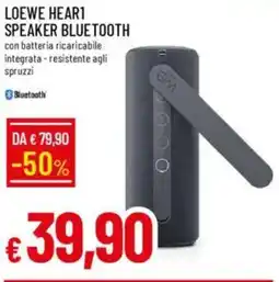 Galassia Loewe hear1 speaker bluetooth offerta