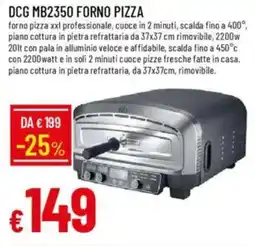 Galassia DCG MB2350 forno pizza offerta