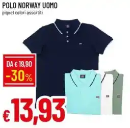 Galassia Polo norway uomo offerta