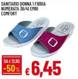 Galassia Sanitario donna 1 fibbia numerata 36/41 EMBI COMFORT offerta