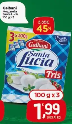 Crai Galbani Mozzarella Santa Lucia offerta
