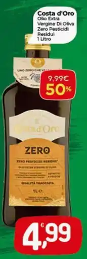 Crai Costa d'Oro Olio Extra Vergine Di Oliva Zero Pesticidi Residui offerta