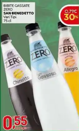 Crai Bibite gassate zero SAN BENEDETTO offerta