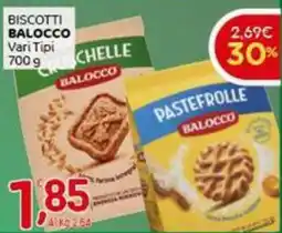 Crai Biscotti BALOCCO Vari Tipi offerta