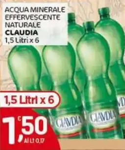 Crai Acqua minerale effervescente naturale CLAUDIA offerta