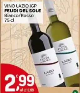 Crai Vino lazio igp FEUDI DEL SOLE offerta