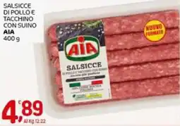 Crai Salsicce di pollo e tacchino con suino AIA offerta