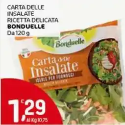 Crai Carta delle insalate ricetta delicata BONDUELLE offerta