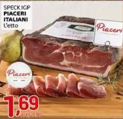 Crai Speck igp PIACERI ITALIANI offerta