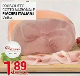 Crai Prosciutto cotto nazionale PIACERI ITALIANI offerta