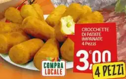 Crai Crocchette di patate impanate 4 pezzi offerta