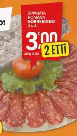 Crai Spianata romana SORRENTINO 2 etti offerta
