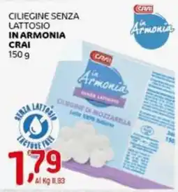 Crai Ciliegine senza lattosio in armonia CRAI offerta
