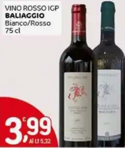 Crai Vino rosso igp BALIAGGIO offerta