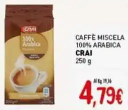 Crai Caffè miscela 100% arabica CRAI offerta