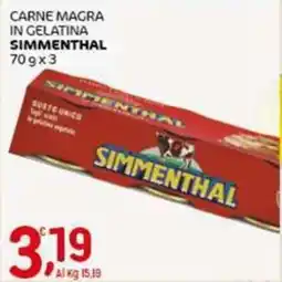 Crai Carne magra in gelatina SIMMENTHAL offerta