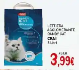 Crai Lettiera agglomerante randy CRAI offerta