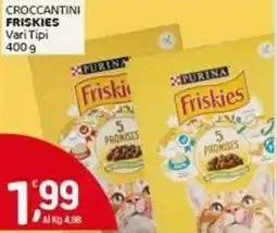 Crai Croccantini FRISKIES vari tipi offerta