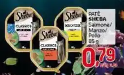 Crai Pate SHEBA Salmone/ Manzo/ Pollo offerta