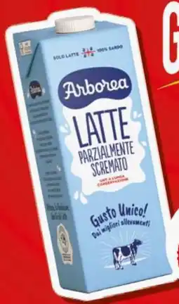 Crai Latte uht parzialmente scremato 100% italiano ARBOREA offerta