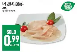 Panorama Fettine di pollo "le sottilissime" AIA offerta