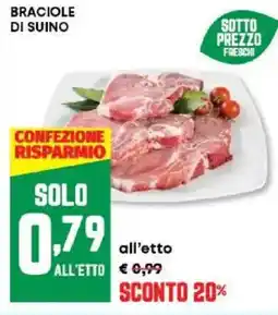 Panorama Braciole di suino offerta