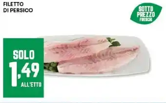 Panorama Filetto di persico offerta