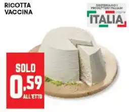 Panorama Ricotta vaccina offerta