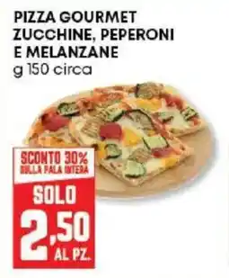 Panorama Pizza gourmet zucchine, peperoni e melanzane offerta