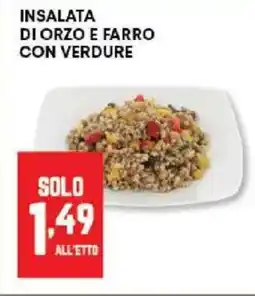Panorama Insalata di orzo e farro con verdure offerta