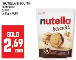 Panorama "nutella biscuits" FERRERO offerta