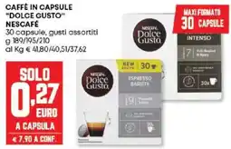Panorama Caffè in capsule "dolce gusto" NESCAFÉ offerta