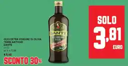 Panorama Olio extra vergine di oliva terre antiche DANTE offerta