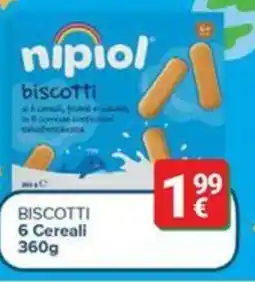Supermercati Gulliver BISCOTTI 6 Cereali offerta