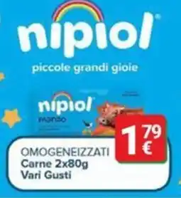 Supermercati Gulliver OMOGENEIZZATI Carne Vari Gusti offerta