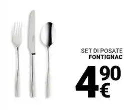 Supermercati Gulliver Set di posate FONTIGNAC offerta