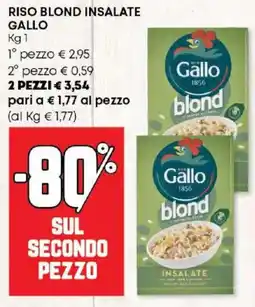 Panorama Riso blond insalate GALLO offerta