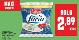 Panorama Mozzarella santa lucia tris gold edition GALBANI offerta