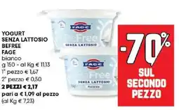 Panorama Yogurt senza lattosio befree FAGE offerta