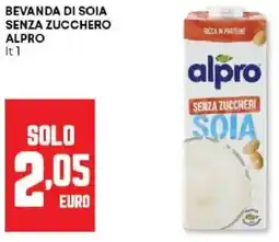 Panorama Bevanda di soia senza zucchero ALPRO offerta