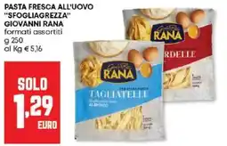 Panorama Pasta fresca all'uovo "sfogliagrezza" GIOVANNI RANA offerta