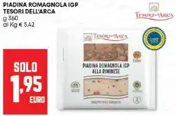 Panorama Piadina romagnola igp TESORI DELL'ARCA offerta