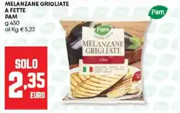 Panorama A fette melanzane grigliate PAM offerta