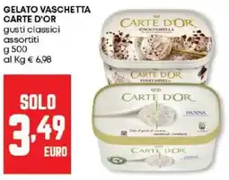 Panorama Gelato vaschetta CARTE D'OR offerta