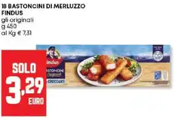 Panorama 18 bastoncini di merluzzo FINDUS offerta