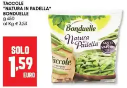 Panorama Taccole "natura in padella" BONDUELLE offerta