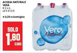 Panorama Acqua naturale VERA offerta